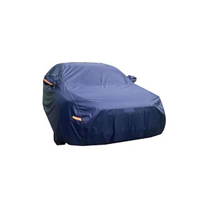 Pelindung matahari berbahan kain oxford tebal warna biru navy dan full car cover anti hujan